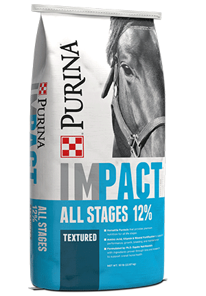 Purina® Impact® All Stages 12% Textured Horse Feed