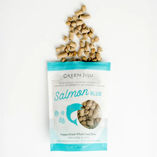 Green Juju Salmon Blue Whole Food Bites Freeze-Dried Treat / Topper - 7.5oz