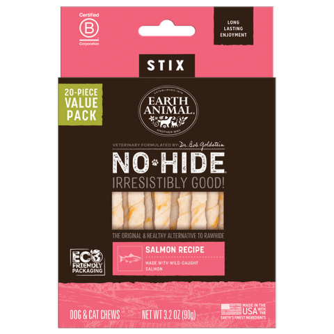 No-Hide® Salmon Stix - 20 Count Value Box