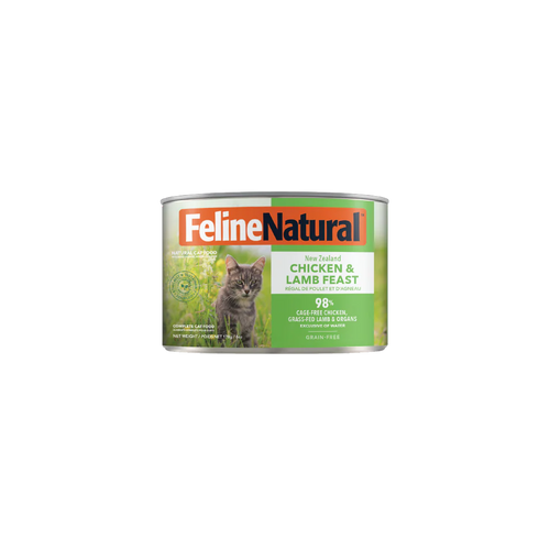 Feline Natural Chicken & Lamb Feast Canned Cat Food - 6oz