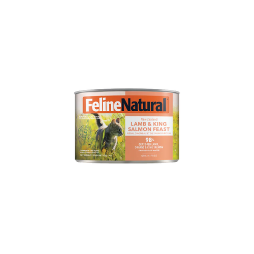 Feline Natural Lamb & King Salmon Feast Canned Cat Food - 6oz