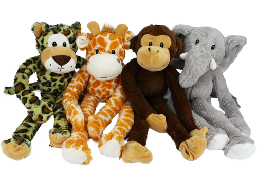 Multipet Swingin’ Safari 19 Dog Toy - Assorted