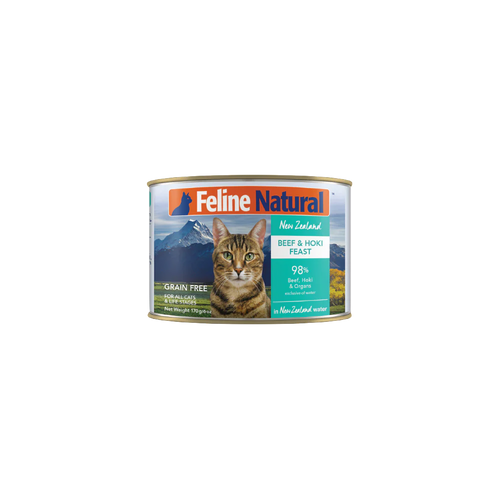 Feline Natural Beef & Hoki Feast Canned Cat Food - 6oz