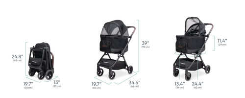 WONDERFOLD BELLA PET STROLLER