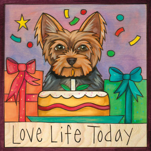 Yorkie Wall Plaque | Toby