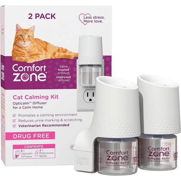 Comfort Zone Cat Calming Diffuser: Pheromone Diffusers