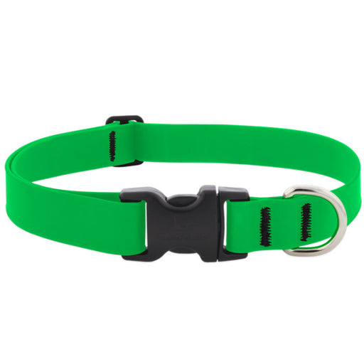 Splash Waterproof Dog Collar 12"-20", 1" Wide - Neon Green