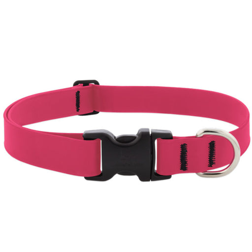 Splash Waterproof Dog Collar 16"-28", 1" Wide - Neon Pink