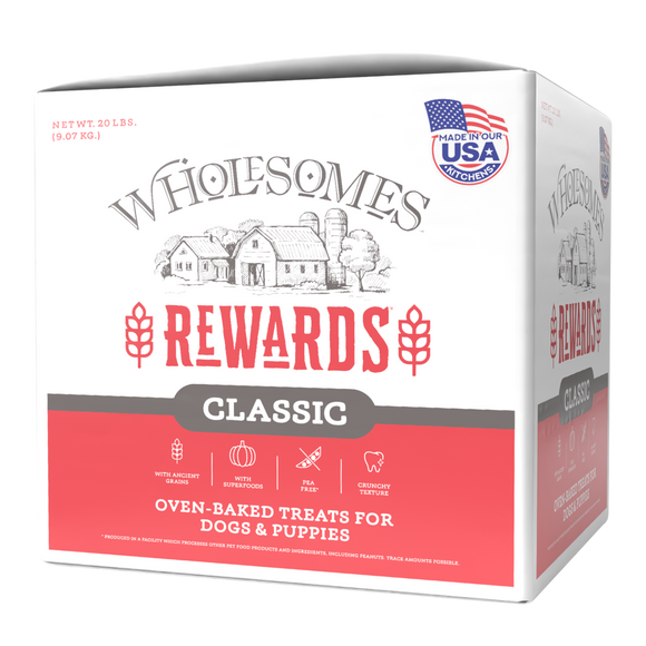 Wholesomes Rewards Large Variety Treats For Dogs - 20lb