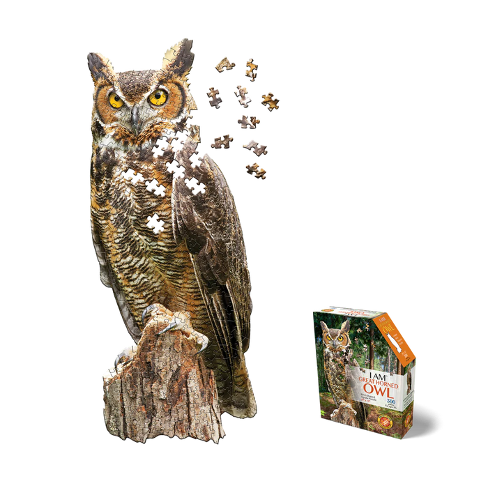 Madd Capp I Am Great Horned Owl 300 Piece Puzzle