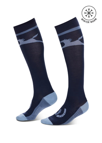 Kids Flying Horse Wool Knee-Hi Riding Socks