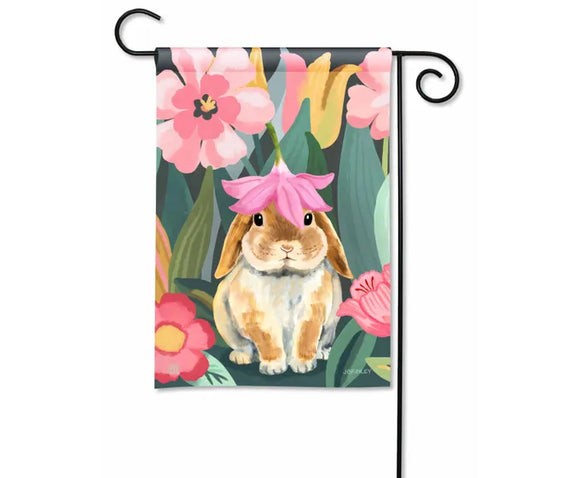 Garden Bunny Garden Flag