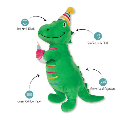 I'm How Old? Rex Plush Dog Toy