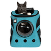 “The Fat Cat” Cat Backpack in Aqua - For Larger Cats