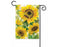 Gathering Sunflowers Garden Flag