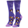 PET ALL THE DOGS WOMEN'S SOCKS