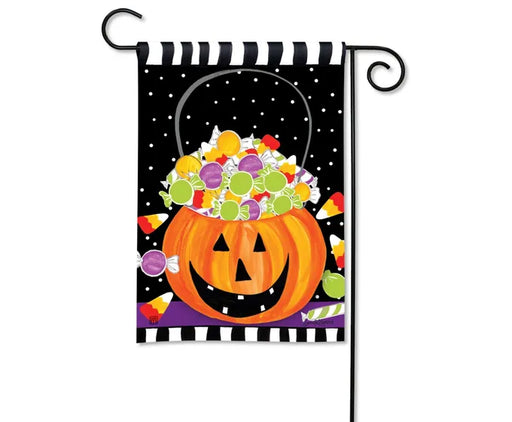 Halloween Candy Garden Flag