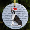 Boston Terrier Christmas Ornament
