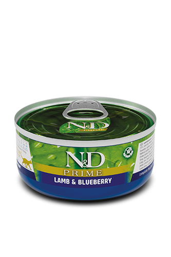 Farmina N&D Prime Lamb and Blueberry Wet Cat Food 2.5oz