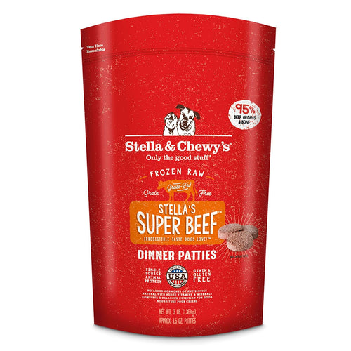 Stella & Chewy's Stella’s Super Beef Frozen Raw Dinner Patties - 12lb