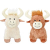 Standing Highland Cow Plush Dog Toy 15