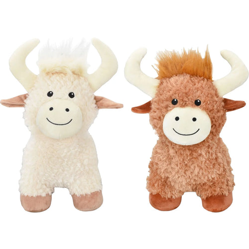 Standing Highland Cow Plush Dog Toy 15