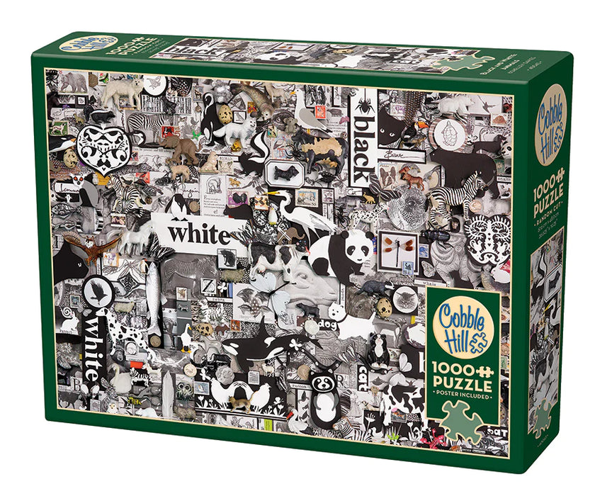 Black and White: Animals, 1000 Piece Jigsaw Puzzle