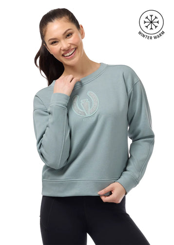Cozy Crest Plush Fleece Sweatshirt