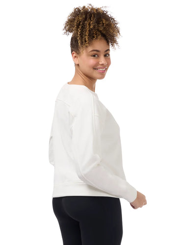 Cozy Crest Plush Fleece Sweatshirt