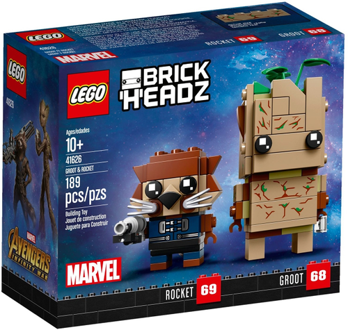 LEGO® BrickHeadz Groot & Rocket - 41626