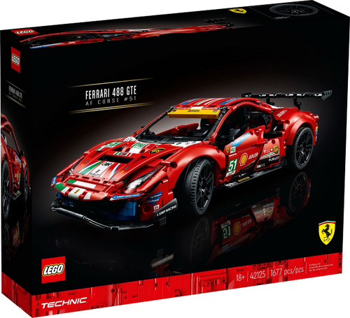 LEGO® Technic Ferrari 488 GTE AF CORSE #51 - 42125