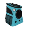 “The Fat Cat” Cat Backpack in Aqua - For Larger Cats