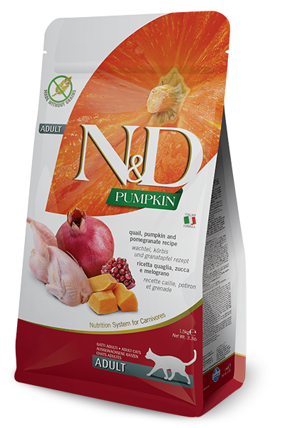 Farmina N&D Grain-Free Quail & Pomegranate Adult Cat Food