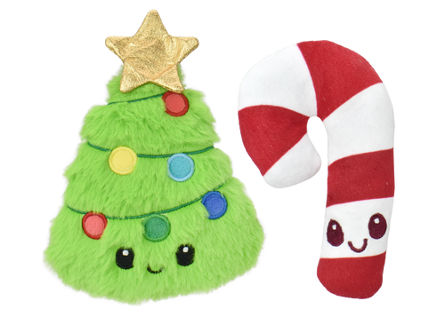 Minipet Holiday Plush 2 Pack  Dog Toy- 5