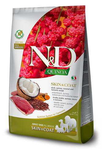 Farmina N&D Quinoa Skin & Coat Duck Medi/Maxi - 5.5lb