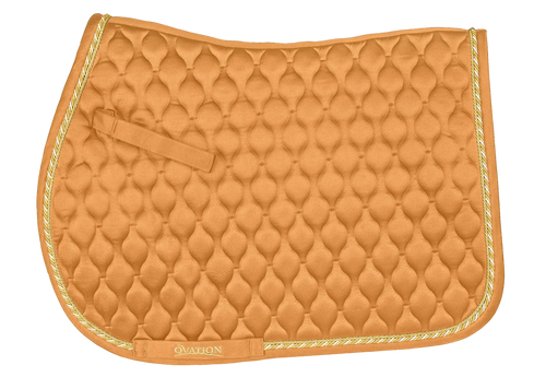 Ovation Quilted Satin All-Purpose Saddle Pad - Orchid