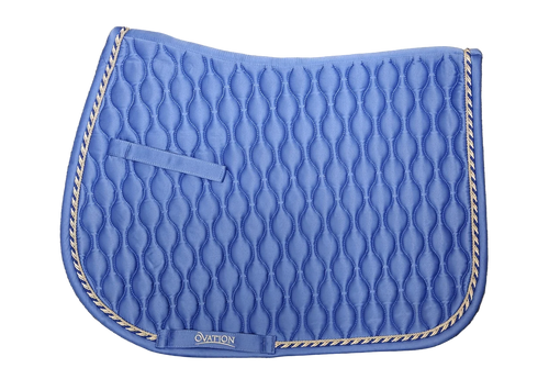 Ovation Quilted Satin All-Purpose Saddle Pad - Orchid