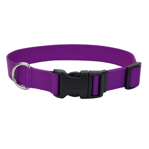 Coastal Medium 3/4 14-20 Adjustable Dog Collar with Plastic Buckle