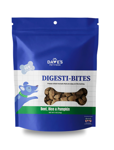 Dave's Digesti-Bites - Beef Rice & Pumpkin Dog Treats - 4oz