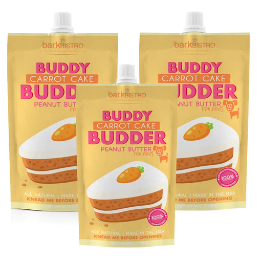 Carrot Cake Buddy Budder Dog Peanut Butter - 4oz