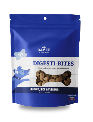 Dave's Digesti-Bites - Chicken Rice & Pumpkin Dog Treats - 4oz