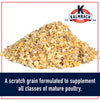 KALMBACH FEEDS All Natural 5-Grain Premium Scratch Grain for Chickens - 50LB
