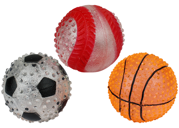 Doglucent TPR Sports Ball - Assorted