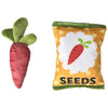 VEGETABLE GARDEN CAT TOY - 2 PACK ASSORTED