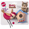 BIRDS AND HOMES CAT TOY - 2 PACK ASSORTED