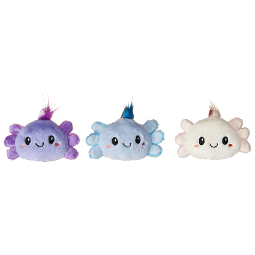 ETHICAL PRODUCTS AXOLOTL FACES CATNIP CAT TOY - 5″ ASSORTED