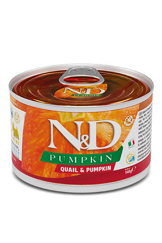 Farmina N&D Quail & Pumpkin Adult Mini Wet Dog Food - 4.9oz