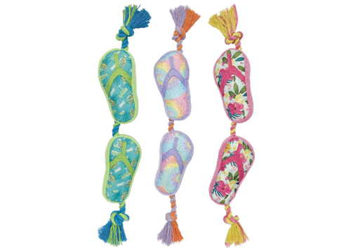 Margaritaville® Flip Flop Rope Dog Toy