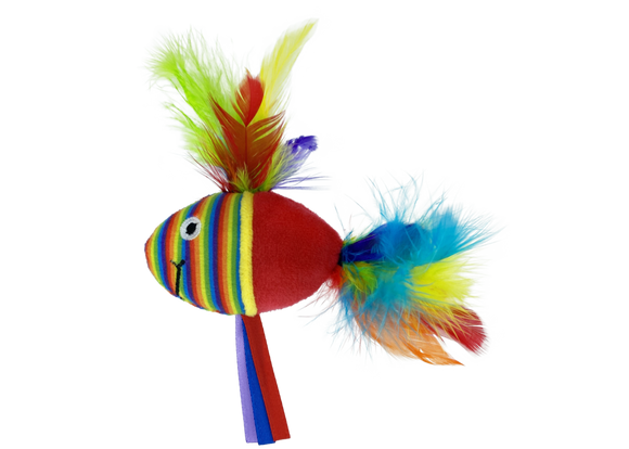 Rainbow Fish Cat Toy