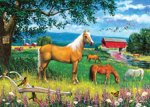 HORSES IN FIELD TRAY PUZZ 35 Pieces
